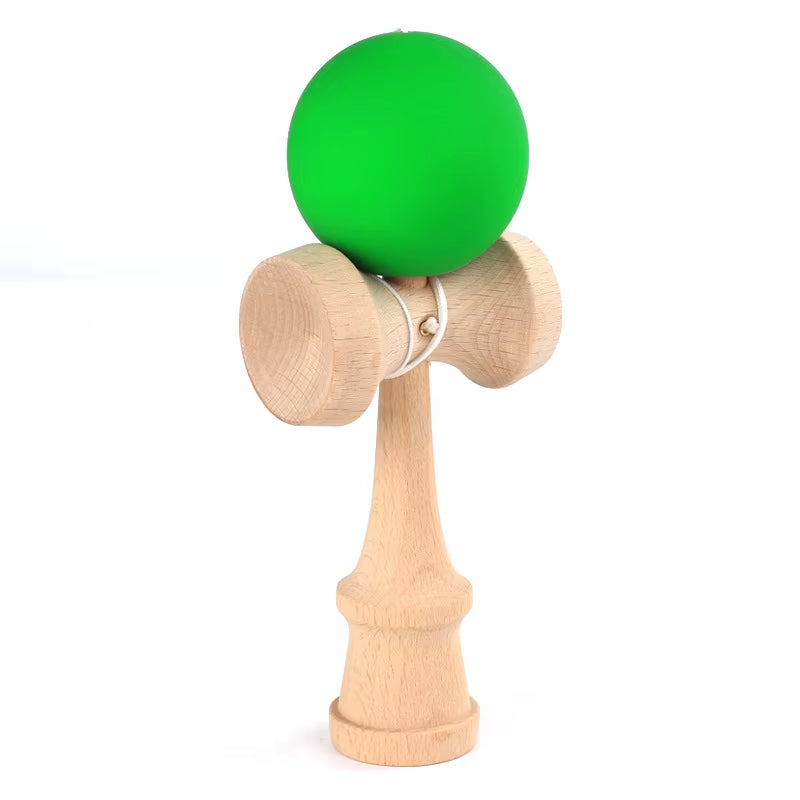 Painted Wood Kendama Toy - Enhance Eye-Hand Coordination with Fun Outdoor Juggling Game for All Ages
