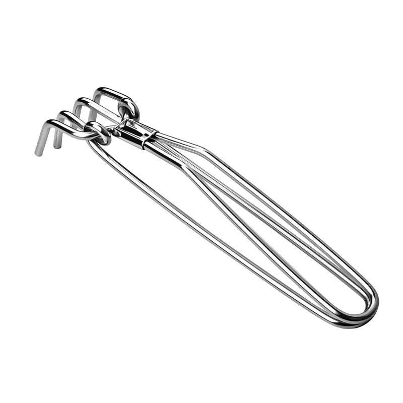 Heavy-Duty Stainless Steel Hot Pot Gripper Tongs | Heat-Resistant Kitchen Tool for Safe Lifting