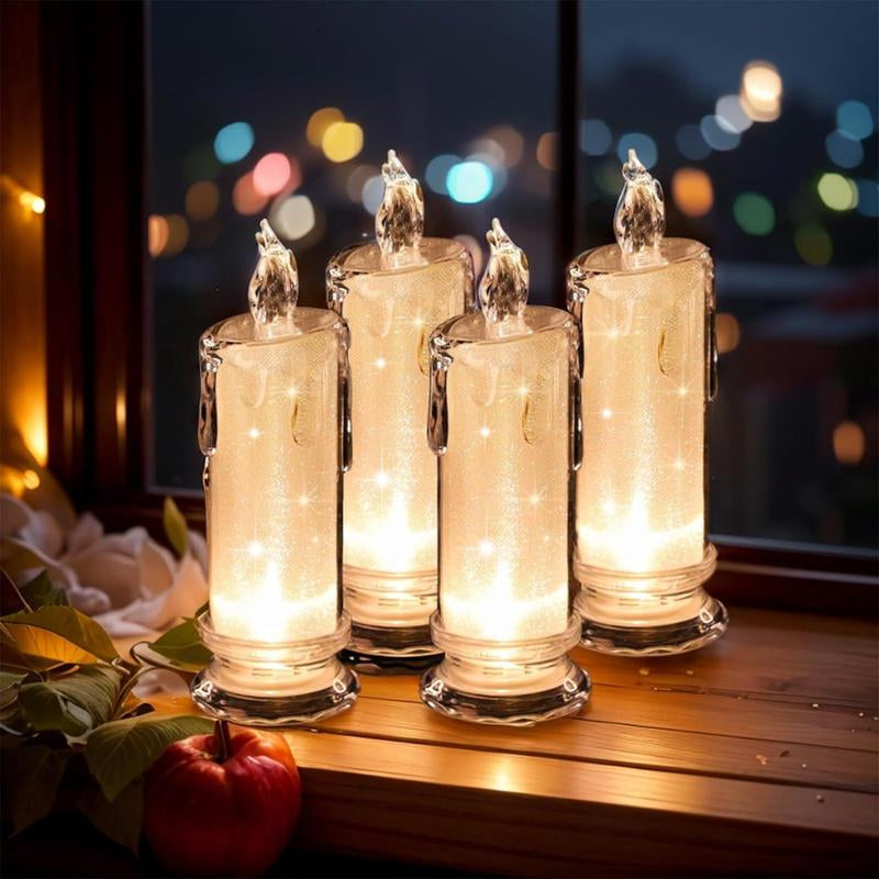 Enchanting LED Flameless Candles - Perfect for Christmas, Weddings, Valentine’s Day, and Unique Halloween Gifts!