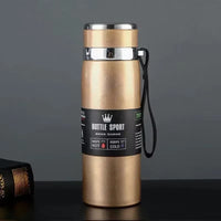 Premium Stainless Steel Thermal Water Bottle - Keeps Drinks Hot or Cold Perfect for Coffee & Tea - Ideal Gift Vacuum Flask