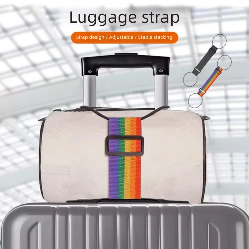 Versatile Adjustable Luggage Elastic Straps - Portable Connector for Secure Packing (1 or 2 Pcs)