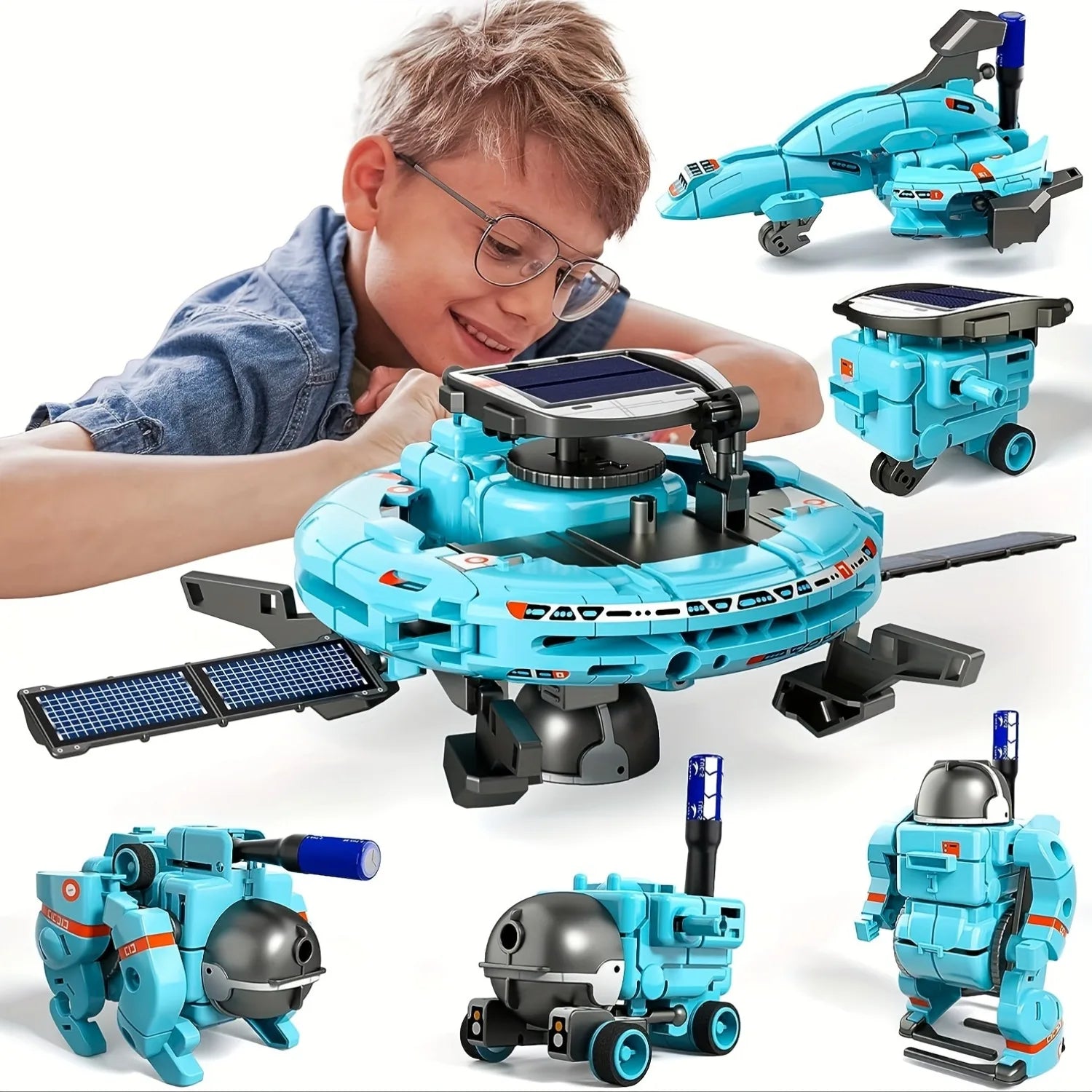 6-in-1 Solar Robot Kit – Build & Learn STEM Science Toy
