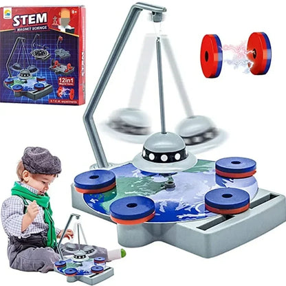  🧲 Magnetic Science Experiment Kit – 12-in-1 STEM Toy for Kids (Ages 8+)