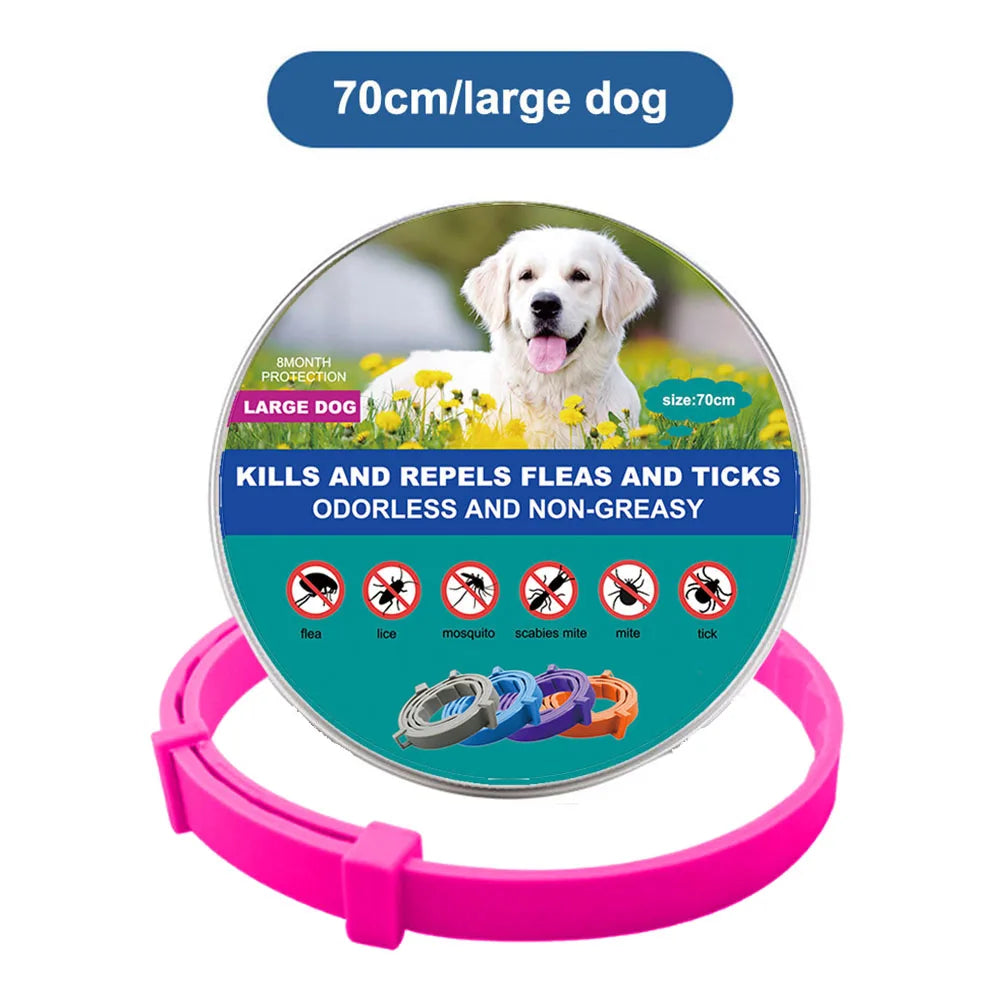 Revolutionary Anti-Flea and Tick Collar for Dogs and Cats – Effective, Vet-Approved Protection for All Sizes!