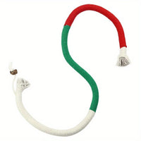 Cotton Cat Chew Toy - Interactive Catnip Rope for Teeth Cleaning and Nibbling Fun!