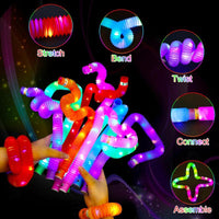Vibrant Glow Sticks Party Favors - 24 Pcs Neon Accessories for Kids | Perfect for Halloween, Birthdays, Dance Parties & Camp