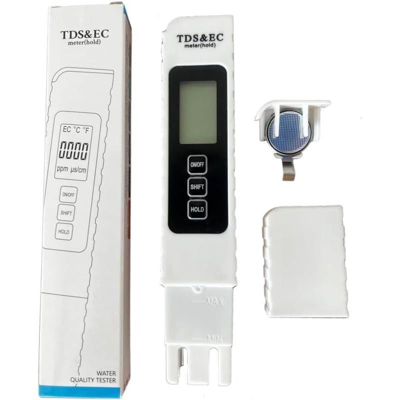 2025 4-in-1 Digital Water Quality Tester - TDS, EC, Temperature Meter for Drinking Water, Aquariums & RO/DI Systems (0-9990 ppm)