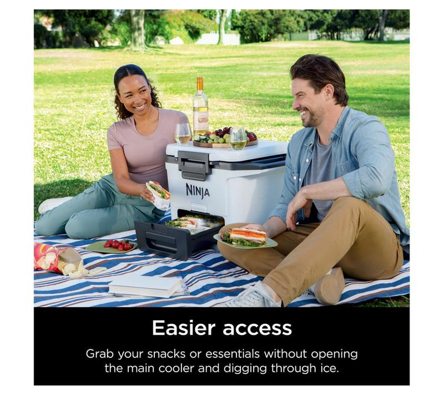 Ninja Frostvault 30QT Premium Hard Cooler with Innovative Dry Zone