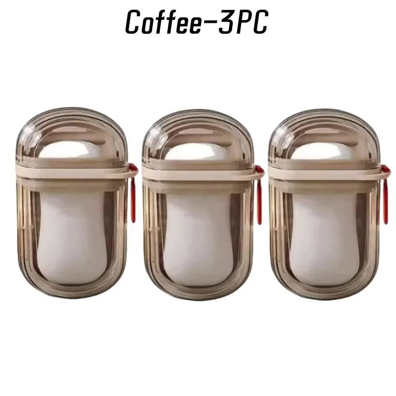 Travel-Friendly Portable Soap Dish with Drain & Cover – Ideal Soap Holder for On-the-Go Use