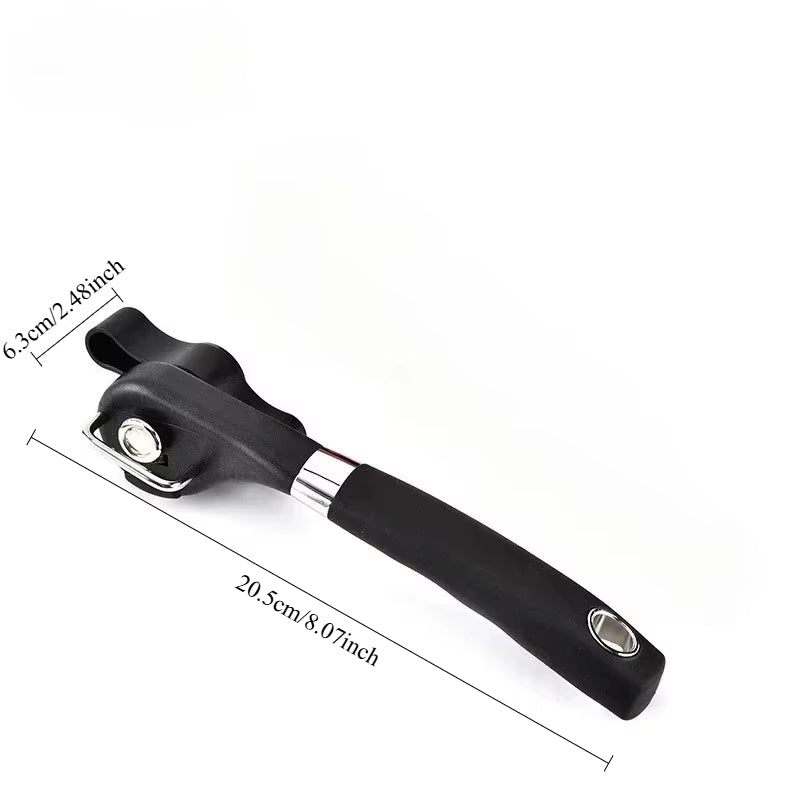 Electric & Manual Can Opener - Safe, High-Power Kitchen Gadget with No Sharp Edges