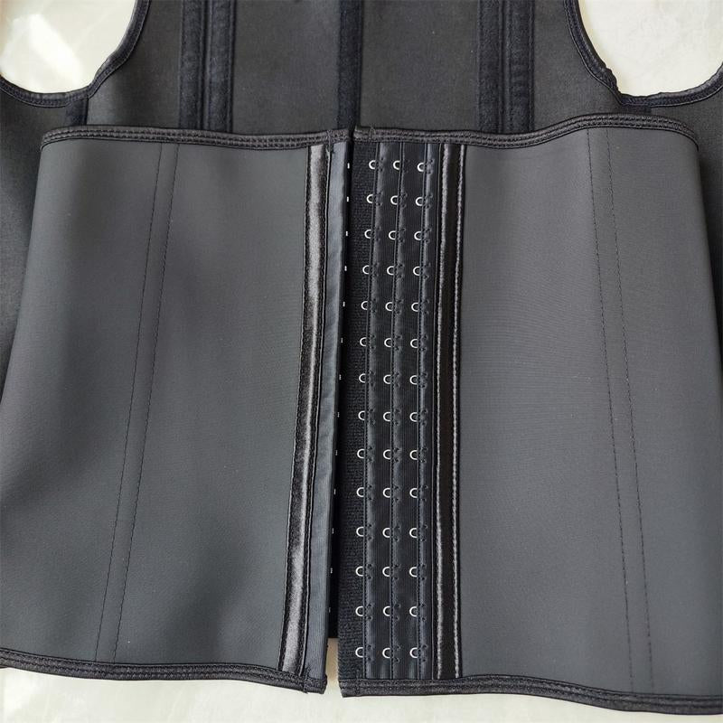 Elevate Your Curves: High-Waisted Sauna Bodysuit & Tank Top Set for Ultimate Abdominal Control & Slimming Style