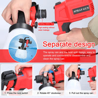 Electric Paint Sprayer – 800ml, High Pressure, Easy-Clean & Multi-Use