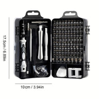 Ultimate 115-In-1 Precision Screwdriver Set - Mini Magnetic Repair Tool Kit for Phones, Laptops, Watches, and More - Perfect Gift for Tech Enthusiasts!