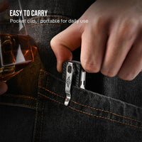 OKNIFE U1 Pro Route 66 Edition - Versatile Multitool Folding Utility Knife with Quick Change Blade, Screwdriver, and Pocket Clip for Everyday Use