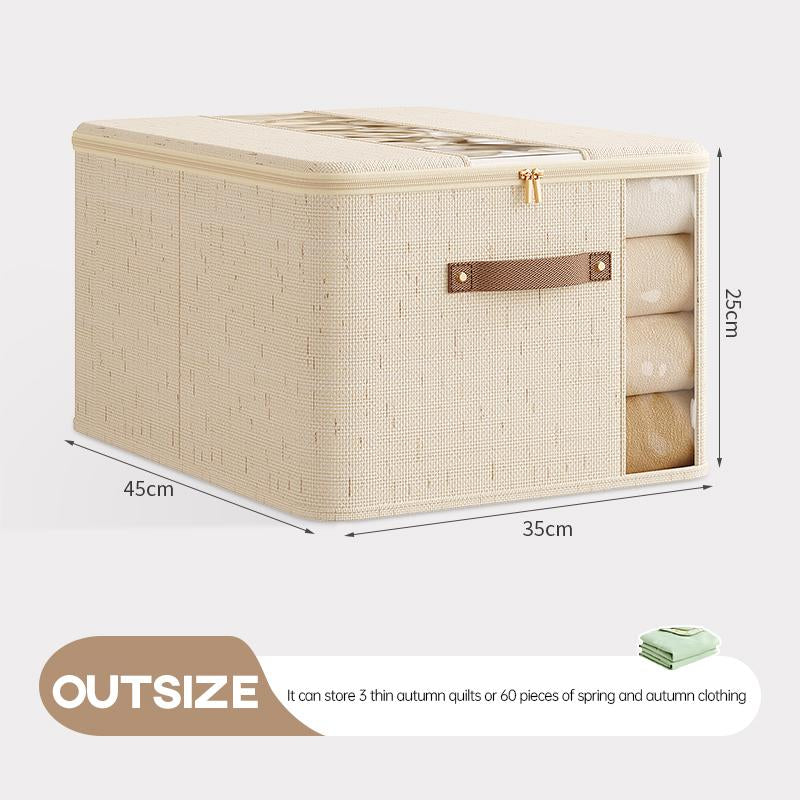 Tianshan Double Window Zipper Wardrobe Storage Box - Buy One, Get Two FREE! Set of 3!