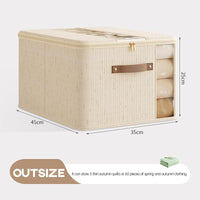 Tianshan Double Window Zipper Wardrobe Storage Box - Buy One, Get Two FREE! Set of 3!