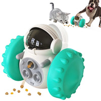 Interactive Leaking Dog Treat Toy - Fun Tumbler Feeder for Dogs and Cats, IQ Training Accessory for Small & Large Pets