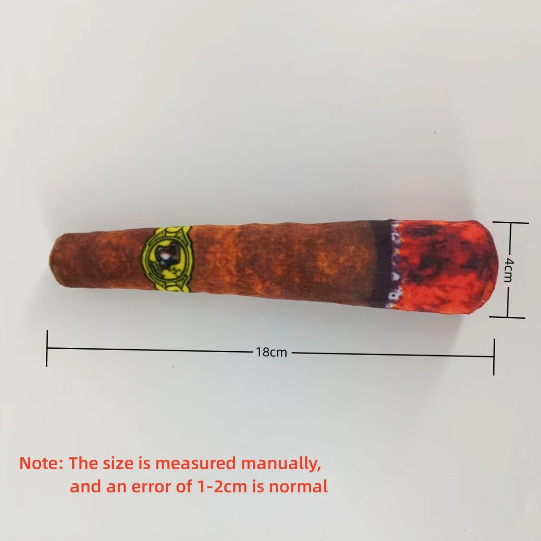 Indestructible Squeaky Cigar Toy for Small Dogs – Interactive Plush Chewing & Biting Fun!