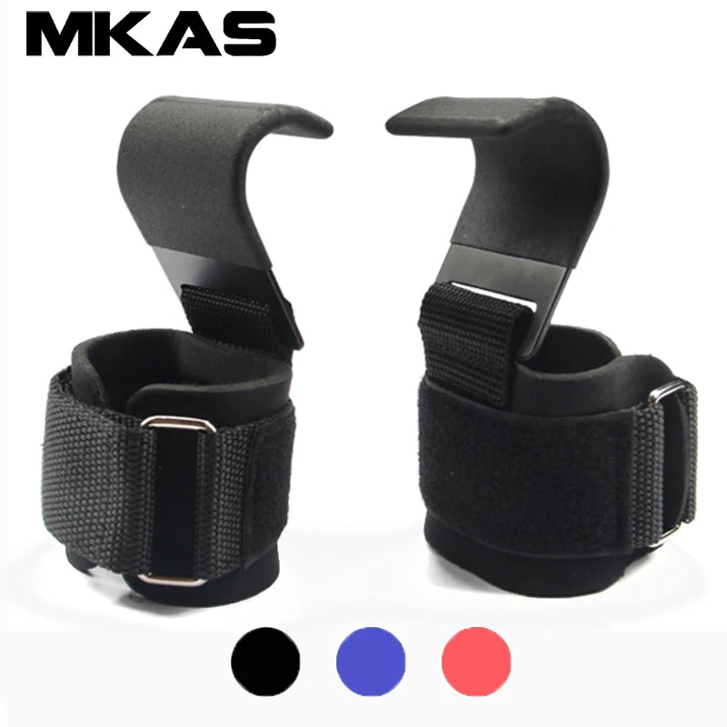 Premium Weight Lifting Hook Grips & Wrist Wraps – Ultimate Support for Pull-Ups & Power Lifting!
