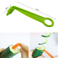 Innovative Spiral Potato Cutter - Create Twisted Potato Towers and Whirlwind Veggie Designs for Fun Kitchen Creations!