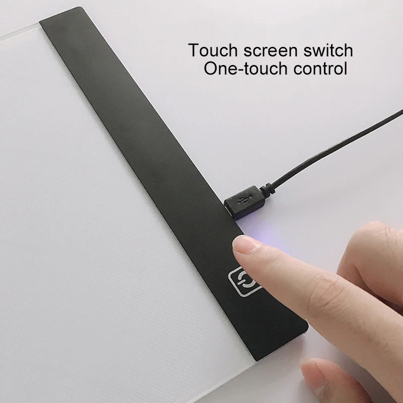 Dimmable LED Drawing Pad - Adjustable Light Animation & Painting Notepad for Kids - Perfect Educational Gift!