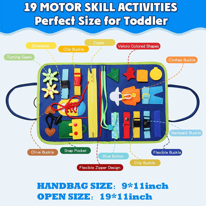 Travel-Friendly Montessori Activity Board