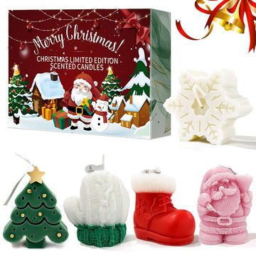 Indulge in the Holidays: Limited Edition Luxury Scented Candle Gift Set - Handcrafted Festive Aromas in Elegant Packaging for Perfect Christmas Decor & Presents