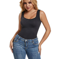 Ultimate Waist Trainer Bodysuit for Women - Tummy Control Seamless Shapewear, Butt Lifter Full Body Shaper in Black, White & Brown - High-Waist Girdle for All-Day Comfort