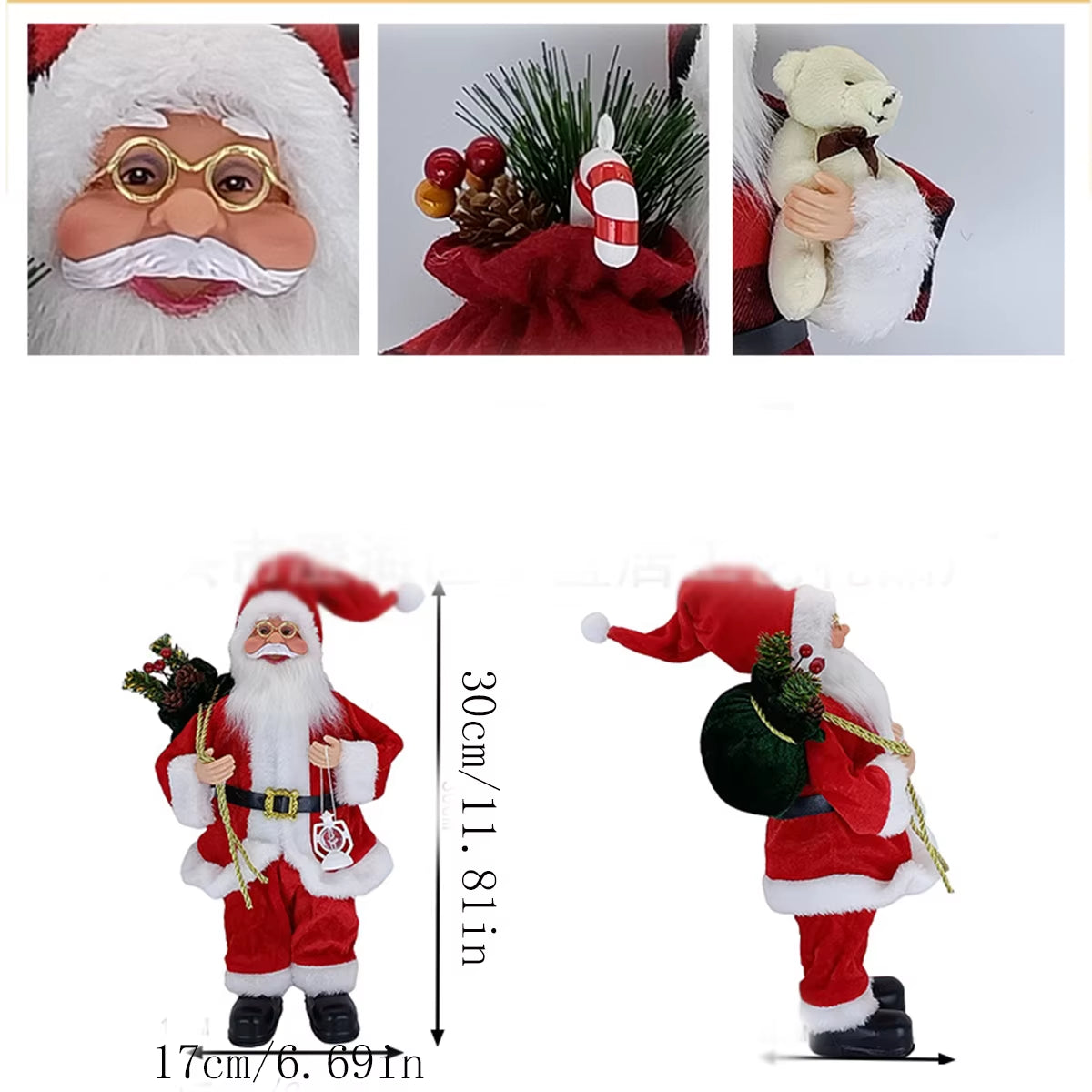 Charming Santa Claus Ornaments - Perfect Christmas Scene Decor & Thoughtful Gifts!