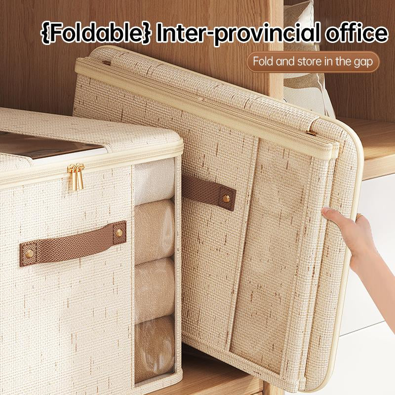 Tianshan Double Window Zipper Wardrobe Storage Box - Buy One, Get Two FREE! Set of 3!