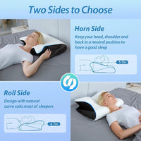 Ultimate Comfort Ergonomic Cotton Snack Pillow – Ideal for Side, Back, and Abdominal Sleepers!