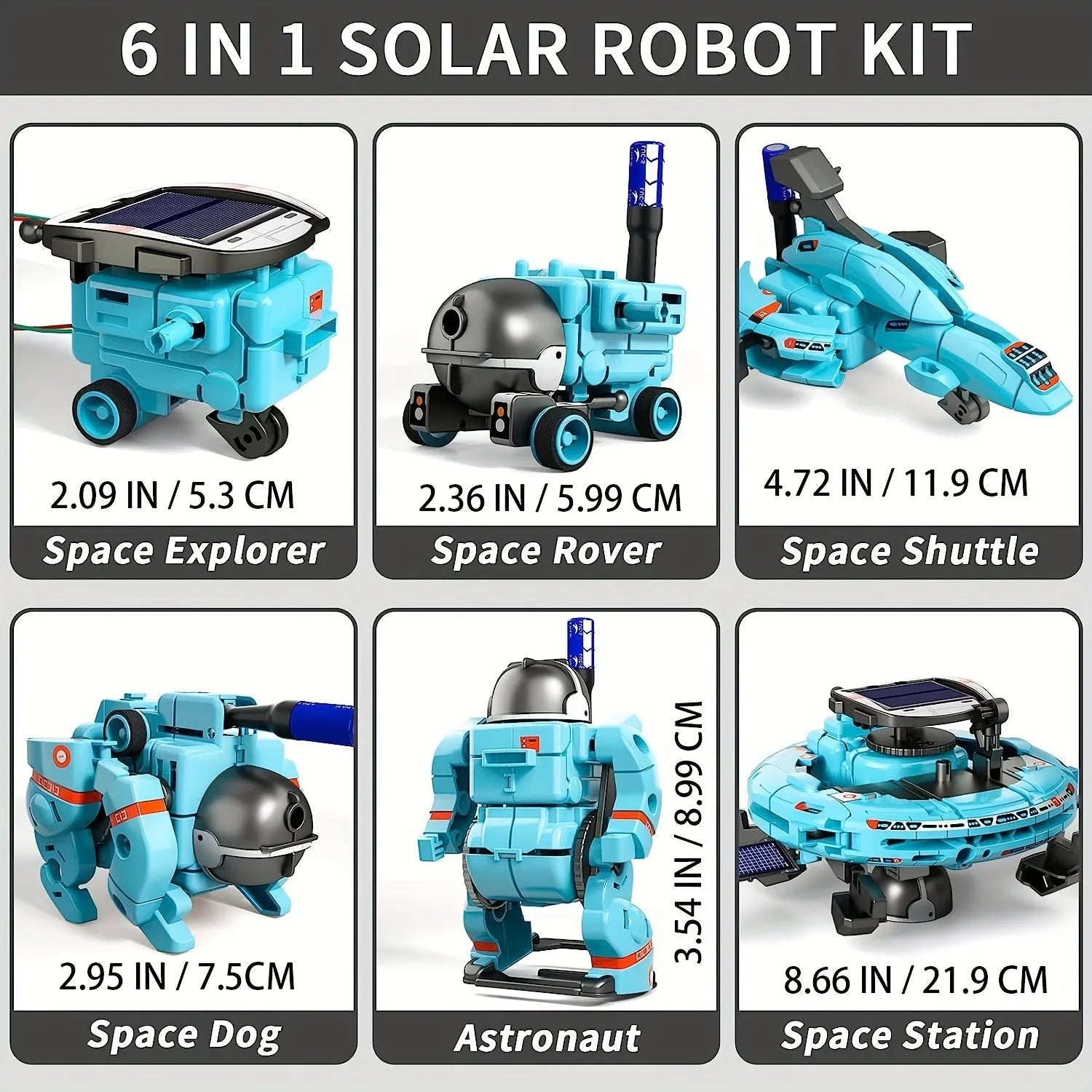 6-in-1 Solar Robot Kit – Build & Learn STEM Science Toy