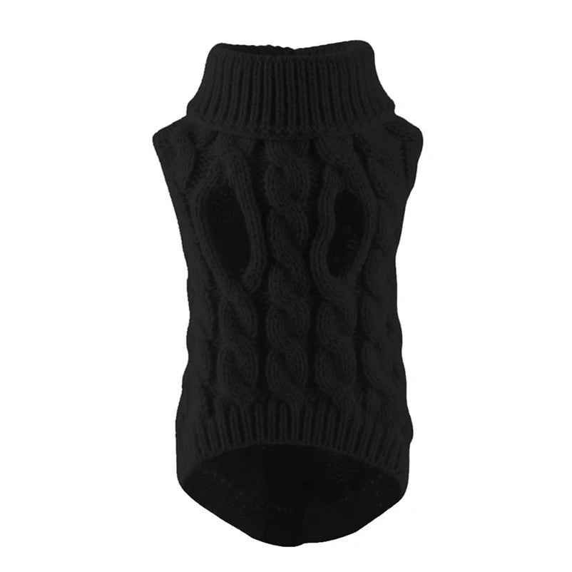 Cozy Winter Turtleneck Sweater for Small Dogs & Cats - Soft Vest for Chihuahuas, Yorkies & Teddy Jackets