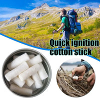 Paraffin Fire Starter Rope – Waterproof Waxed Tinder Cord for Camping, Hiking, Survival & Emergency Use