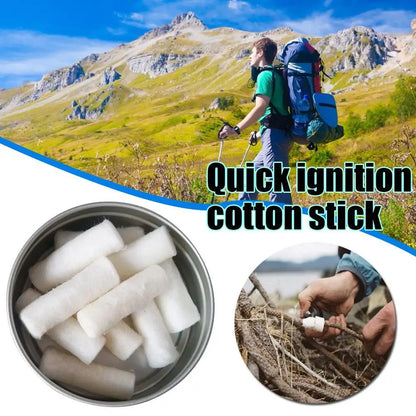 Paraffin Fire Starter Rope – Waterproof Waxed Tinder Cord for Camping, Hiking, Survival & Emergency Use