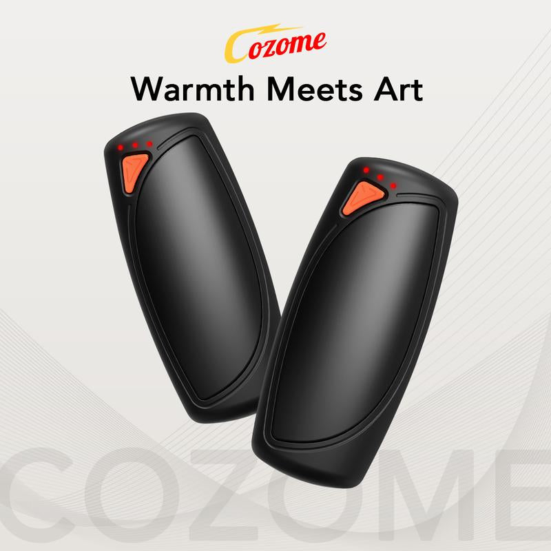 COZOME Rechargeable Hand Warmers 2-Pack - 14,000mAh Ultrathin Electric Pocket Heaters with AI Smart Chips - Perfect for Outdoor Activities & Holiday Gifts