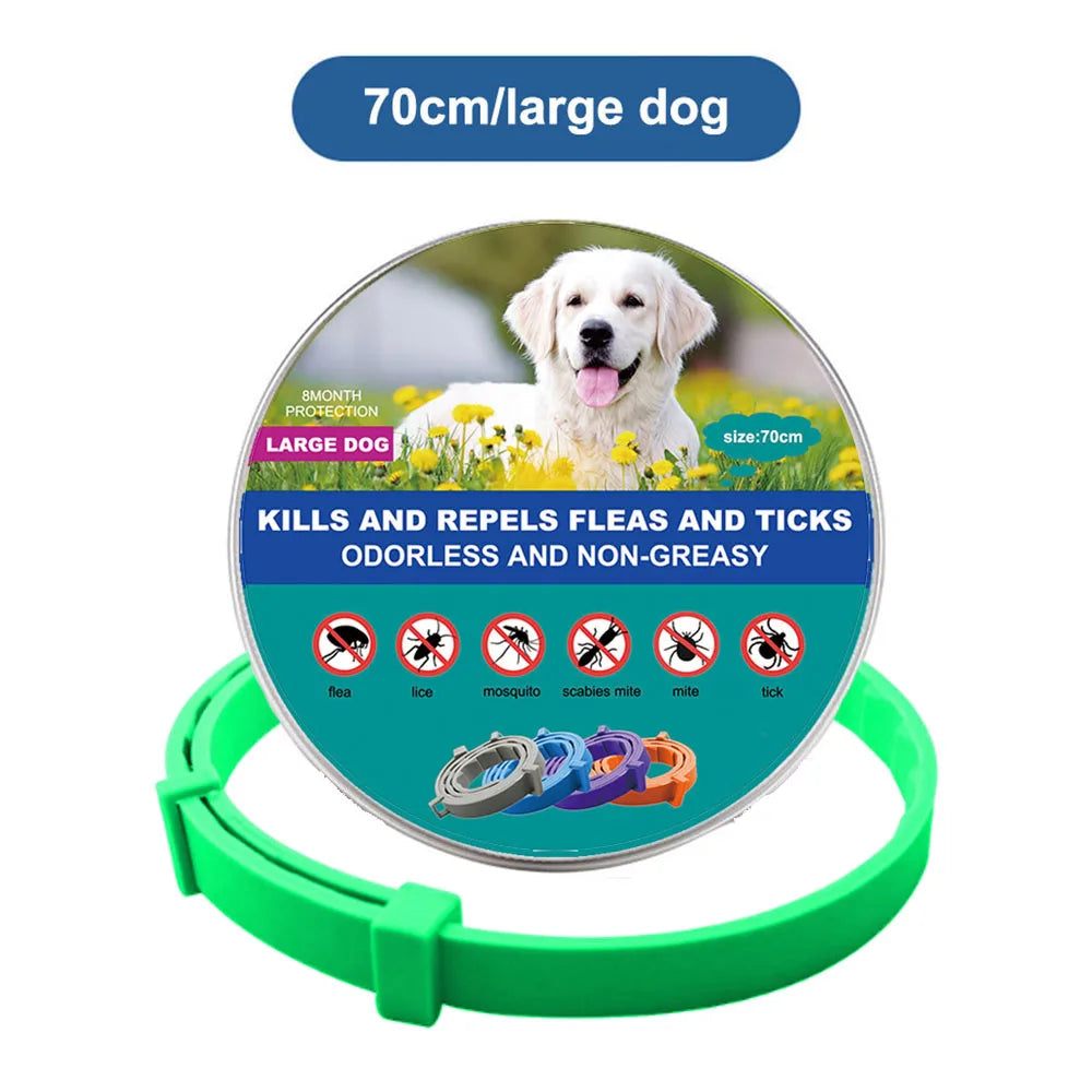 Revolutionary Anti-Flea and Tick Collar for Dogs and Cats – Effective, Vet-Approved Protection for All Sizes!