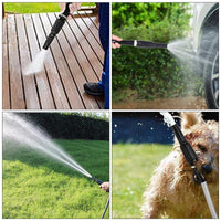 Premium Stainless Steel Flexible Garden Water Hose with Nozzle - Choose Your Length (25/50/75/100FT) for Him!