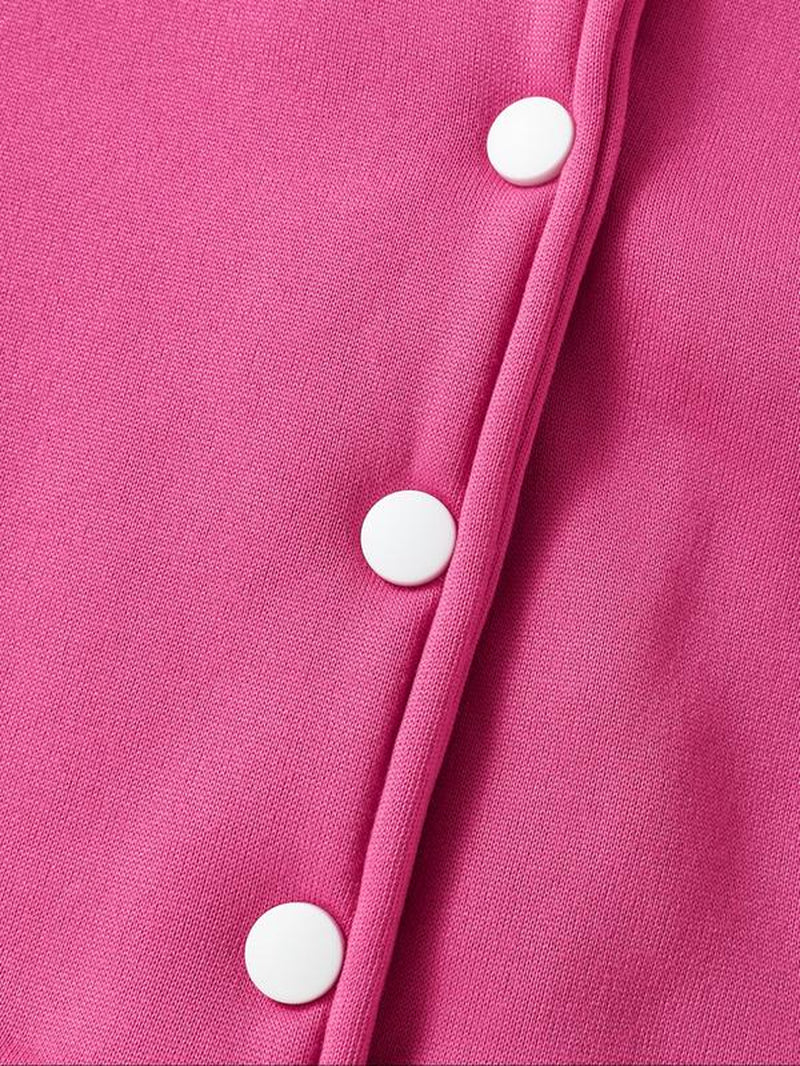 Adorable Girls' Halloween Baseball Jacket with Pumpkin Ghost Print - Cozy Elastic Fabric for Fall & Winter Parties!