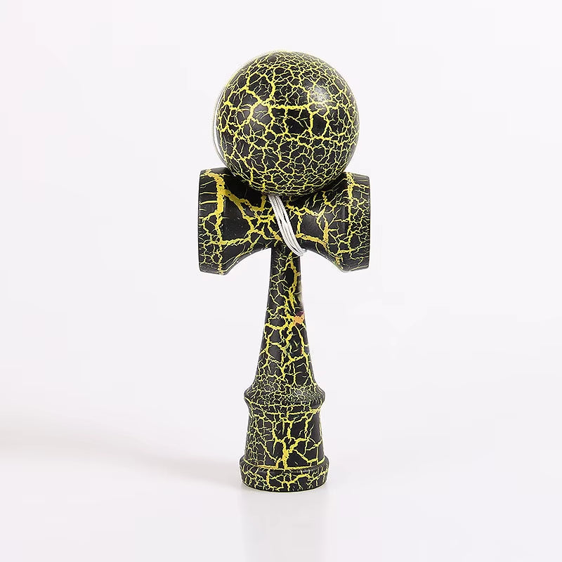 Painted Wood Kendama Toy - Enhance Eye-Hand Coordination with Fun Outdoor Juggling Game for All Ages