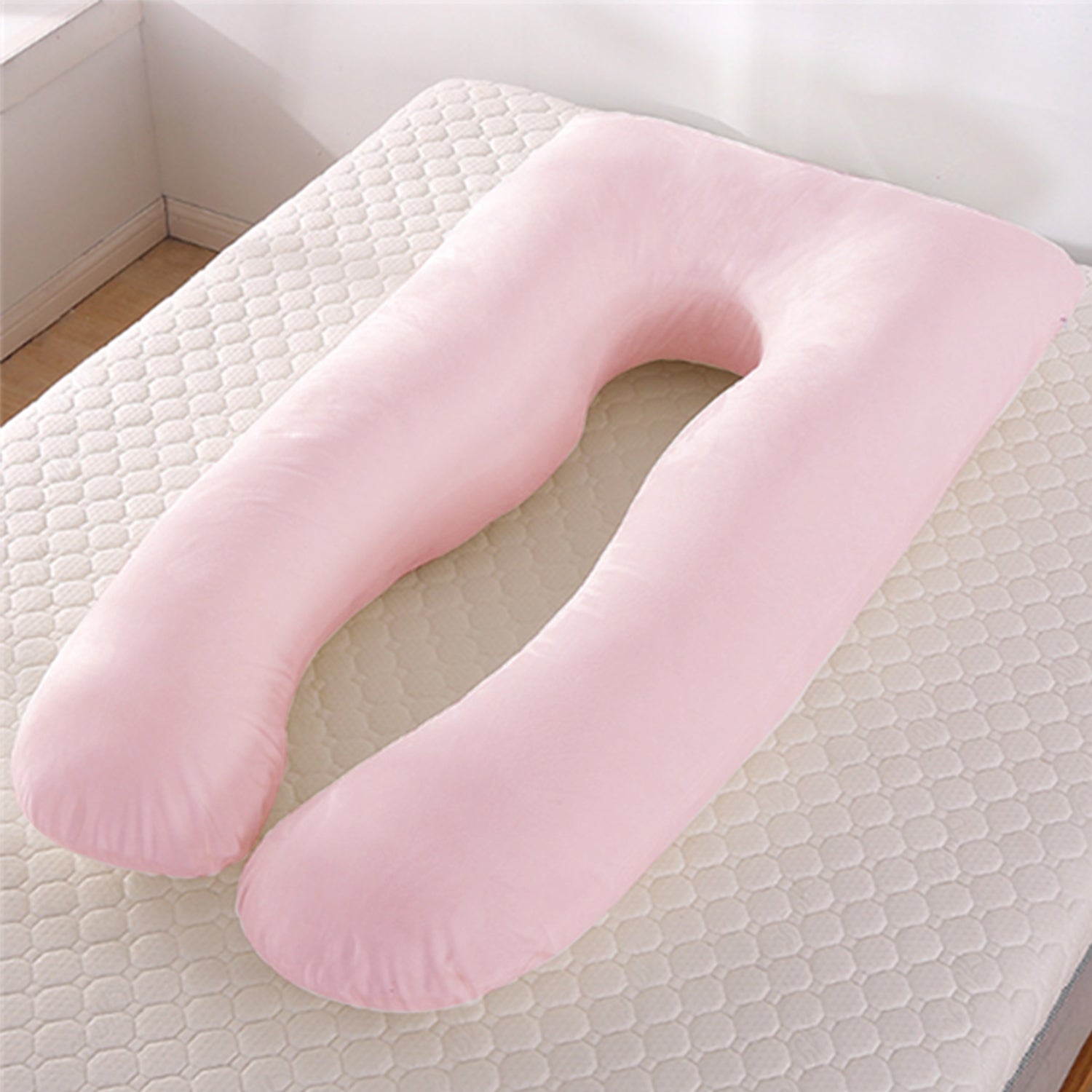 Ultimate U-Shape Maternity Pillow for Pregnant Women - Summer Sleeping Support with Cooling Ice Silk