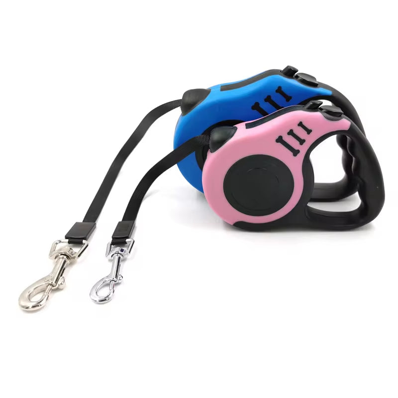 Retractable Dog Leash - 3M/5M Automatic Flexible Traction Rope for Small, Medium & Large Dogs