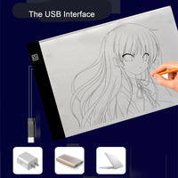 Dimmable LED Drawing Pad - Adjustable Light Animation & Painting Notepad for Kids - Perfect Educational Gift!