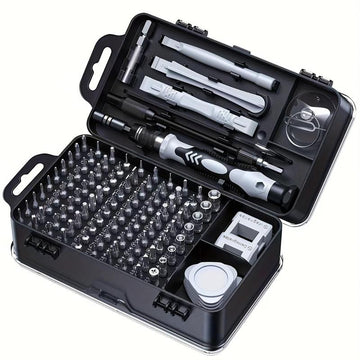 Ultimate 115-In-1 Precision Screwdriver Set - Mini Magnetic Repair Tool Kit for Phones, Laptops, Watches, and More - Perfect Gift for Tech Enthusiasts!