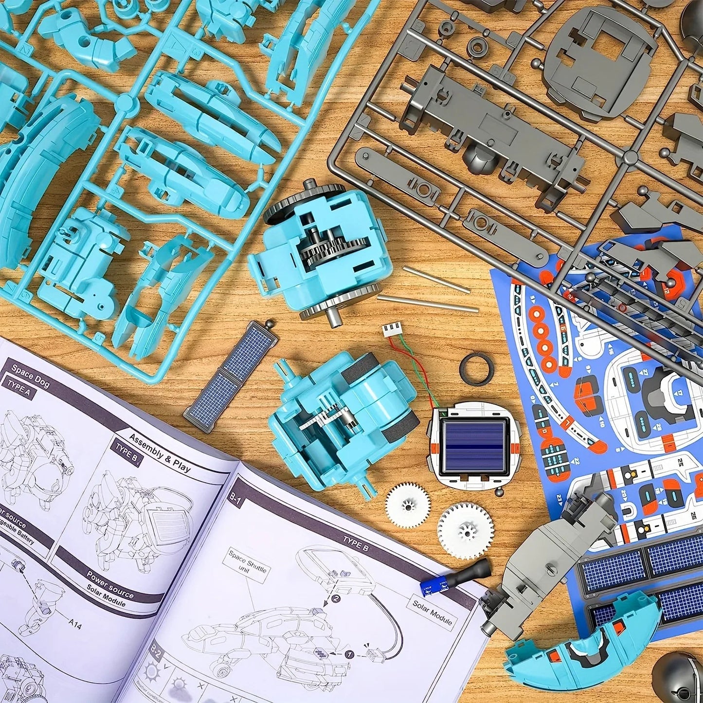 6-in-1 Solar Robot Kit – Build & Learn STEM Science Toy