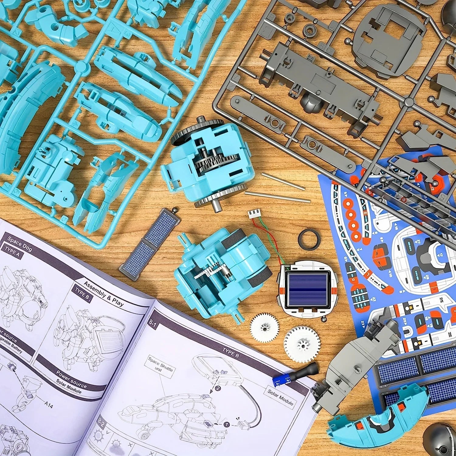 6-in-1 Solar Robot Kit – Build & Learn STEM Science Toy
