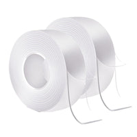 3 Rolls of Heavy Duty Double Sided Nano Adhesive Tape - 9.85FT See-Through Mounting Strips for Easy Home Decor & Gym Tasks