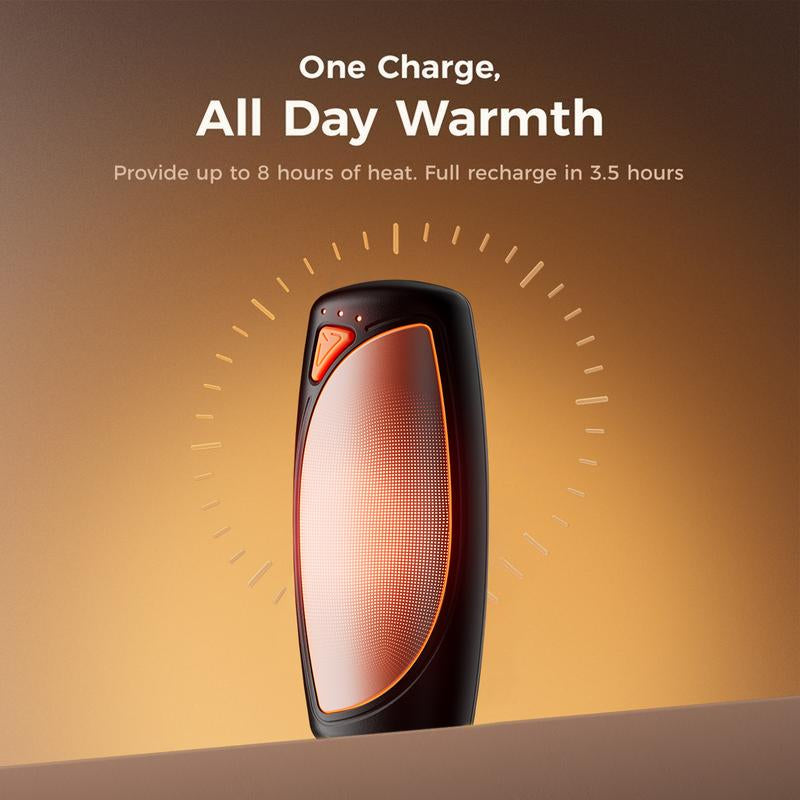 COZOME Rechargeable Hand Warmers 2-Pack - 14,000mAh Ultrathin Electric Pocket Heaters with AI Smart Chips - Perfect for Outdoor Activities & Holiday Gifts