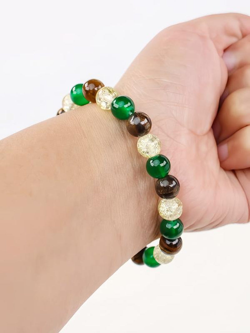 Handmade Wealth-Attracting Crystal Bracelet – Unique Jewelry for Men & Women to Enhance Fortune and Luck – Ideal Gift Choice