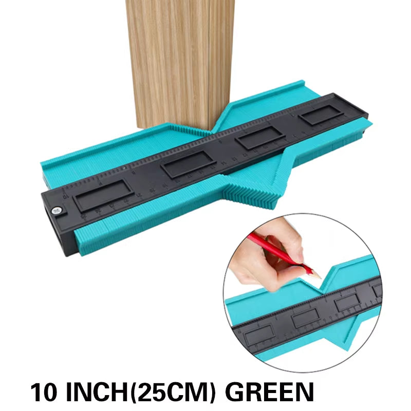Ultimate Profile Contour Gauge - Precision Line Copier Ruler for Woodworking, Tiling & Crafting Projects